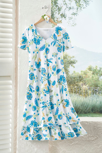 Meadow Blossoms Gauze Dress