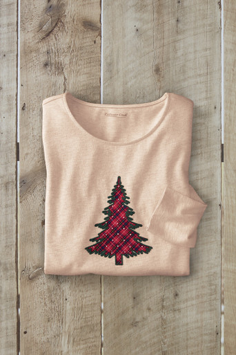 Pine and Plaid Tee