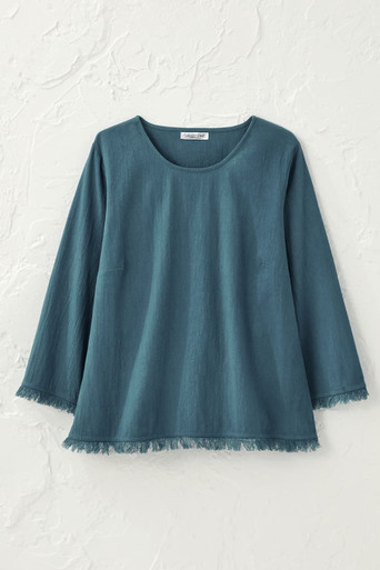 Summer Light Fringed Top